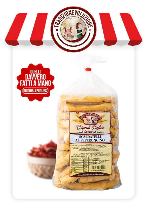 Scaldatelli al Peperoncino Cerignola (Fg) 400g