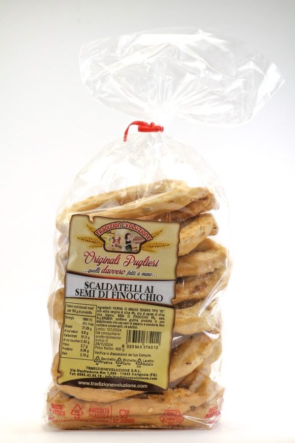 Scaldatelli al Seme di Finocchio Di Cerignola (Fg) 400g