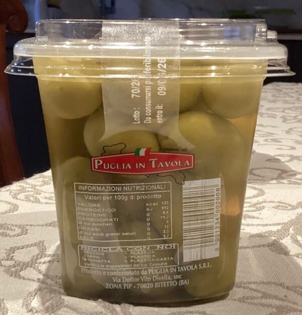 Olive Bella Cerignola g.250